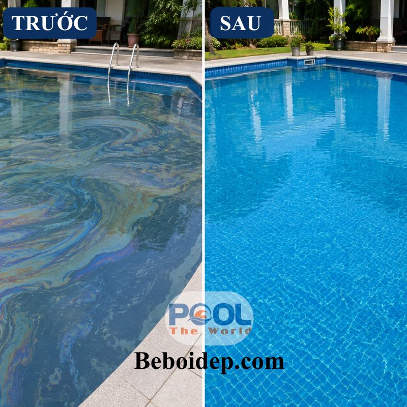 Hồ Bơi Có Váng Dầu Trên Mặt Nước: Nguyên Nhân Và Cách Xử Lý