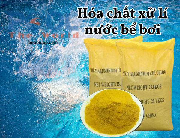Hóa chất keo tụ PAC tan nhanh giúp đơn giản hóa quy trình dọn dẹp cặn bẩn đáy hồ bơi