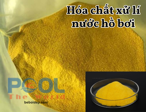 Hóa chất keo tụ PAC tan nhanh giúp đơn giản hóa quy trình dọn dẹp cặn bẩn đáy hồ bơi