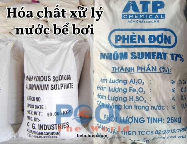 Hướng Dẫn Đánh Keo tụ nước hồ bơi Đúng Cách Để Kết Tủa 100% Cặn