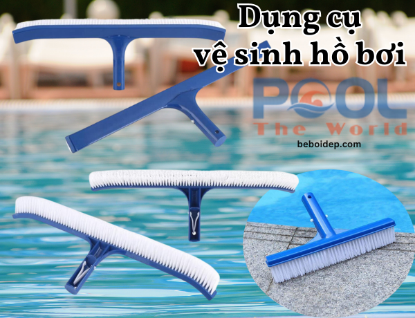 Hướng Dẫn Kết Nối Sào Nhôm Vệ Sinh Vách Nhanh Với Bàn Chải Dùng Cho Hồ Bơi