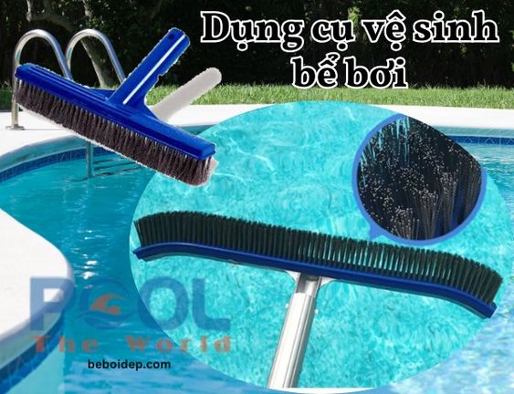 Hướng Dẫn Kết Nối Sào Nhôm Vệ Sinh Vách Nhanh Với Bàn Chải Dùng Cho Hồ Bơi