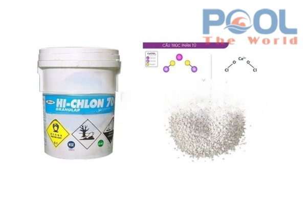 Cách khử mùi hôi khó chịu trong hồ bơi bằng Chlorine Nhật NIPON 70%
