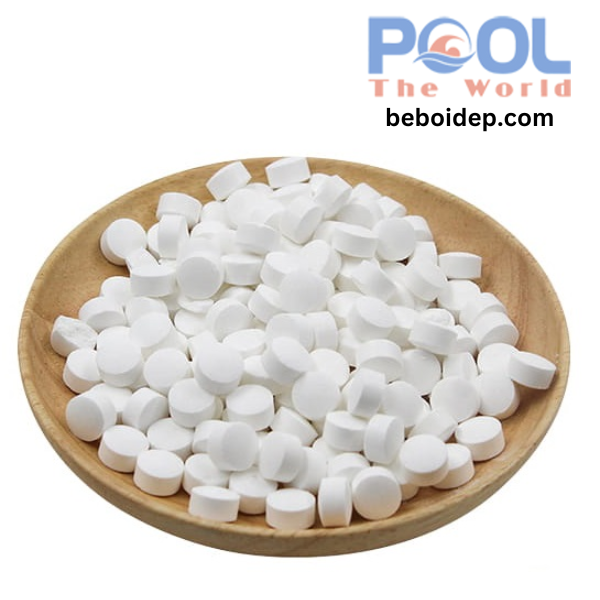 Khử Trùng Nước Bể Bơi Gia Đình Tiện Lợi Bằng Sản Phẩm Viên Clorin 2g Dạng Sủi Cao Cấp