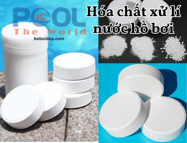 Bí quyết khử trùng dứt điểm nước hồ bơi mini bằng tcca viên nén 2gram xịn