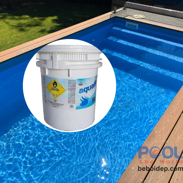 Làm Sạch Sâu Từng Ngóc Ngách Đáy Hồ Bơi Cấp Tốc Bằng Hóa Chất Chlorine India 70% Aquafit
