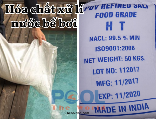 Làm sạch nước bể bơi theo phương pháp tự nhiên nhờ sản phẩm muối dùng cho hồ bơi uy tín