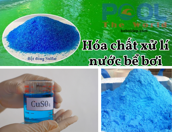Nâng cấp diện mạo mặt nước xanh trong suốt pha lê nhờ sản phẩm đồng sulfat