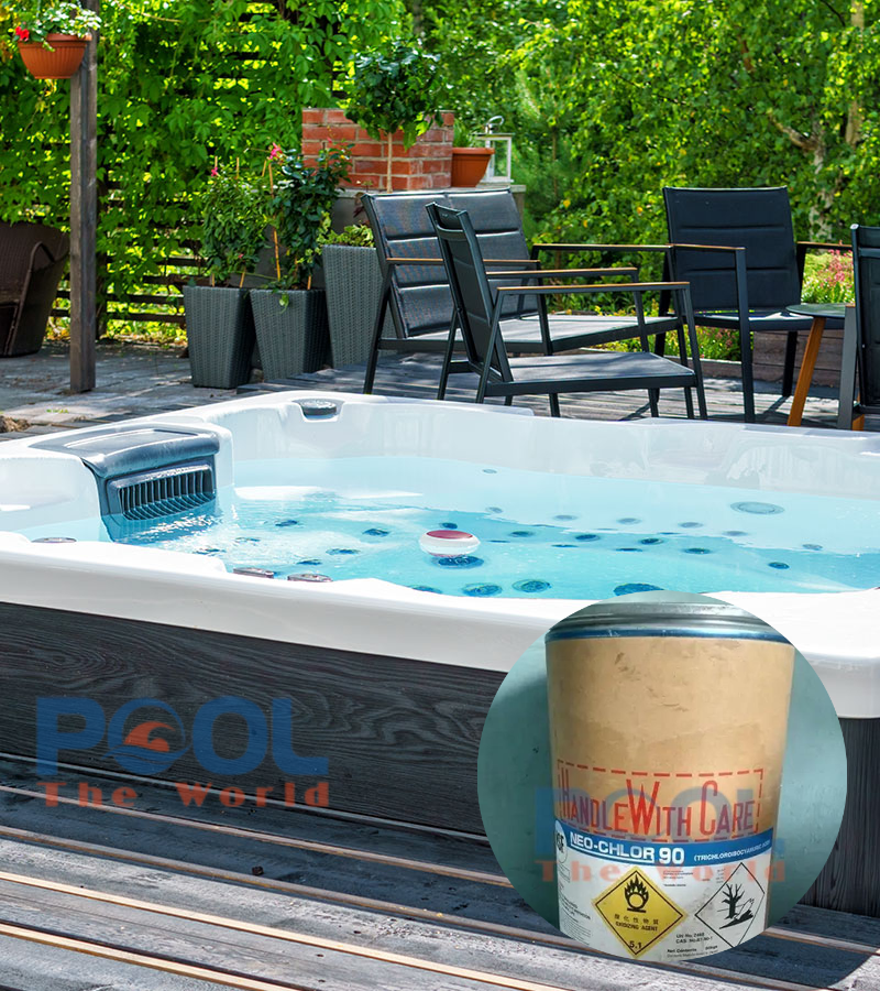 Mẹo diệt khuẩn bồn sục jacuzzi sạch bóng an toàn nhờ dùng tcca viên sủi