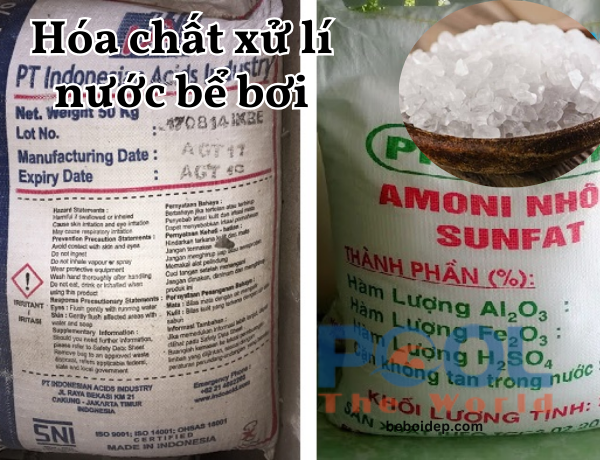 Mua nhôm sunfat xử lý nước hồ bơi giá tốt để loại bỏ triệt để tình trạng nước bị đục mờ