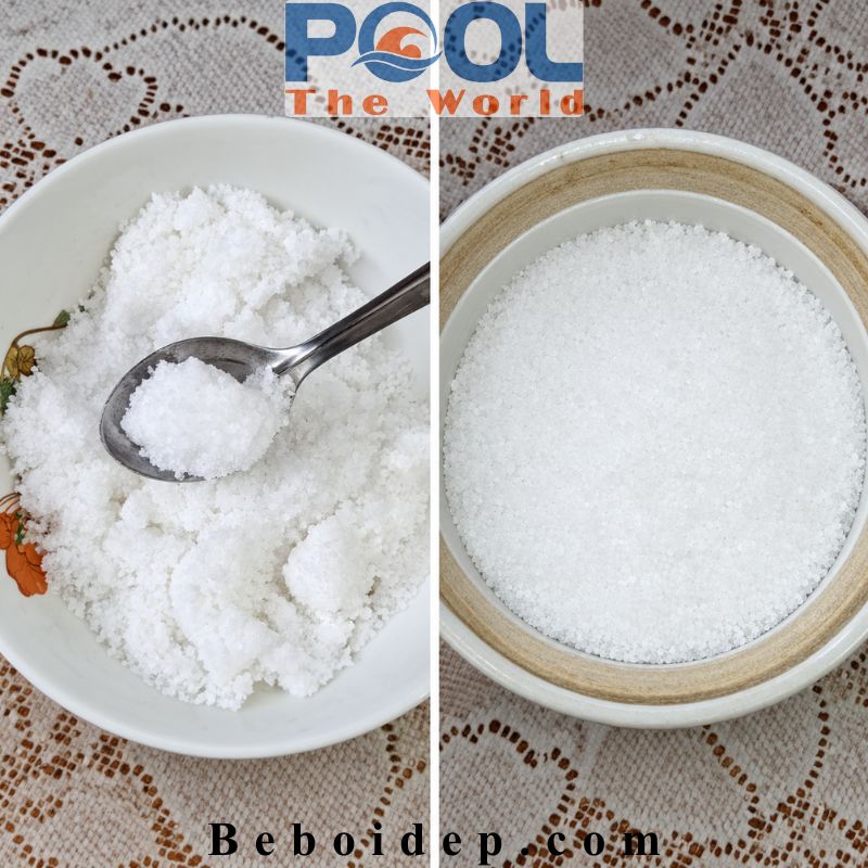 Muối Dùng Cho Hồ Bơi Bị Vón Cục Có Còn Dùng Được Không? Những Điều Cần Kiểm Tra Trước Khi 