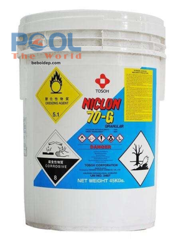 Cách pha Niclon 7000 an toàn và hiệu quả trong xử lý nước hồ bơi