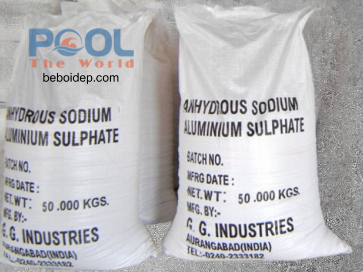 NHÔM SUNFAT Keo Tụ, Lắng Cặn Nước: Giải Pháp Cho Hồ Bơi Nhiễm Kim Loại