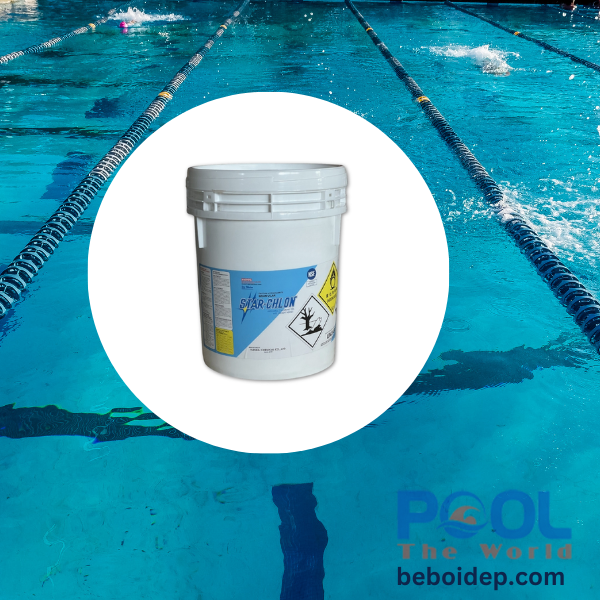 Nước hồ bơi bị đục sau mưa lớn? 3 bước xử lý nhanh với Chlorine Nhật Nankai - 70% để tắm lại ngay