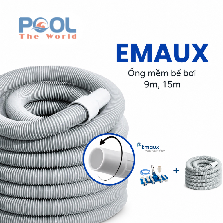 Ống Mềm Hút Vệ Sinh Hồ Bơi: Bí Quyết Chọn Đúng Để Vệ Sinh Nhanh, Sạch Và Tiết Kiệm