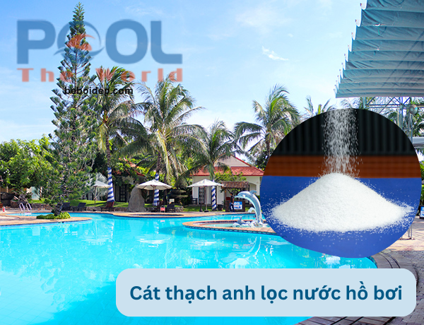 Quy trình thay cát thạch anh lọc nước hồ bơi cho bình lọc phòng máy