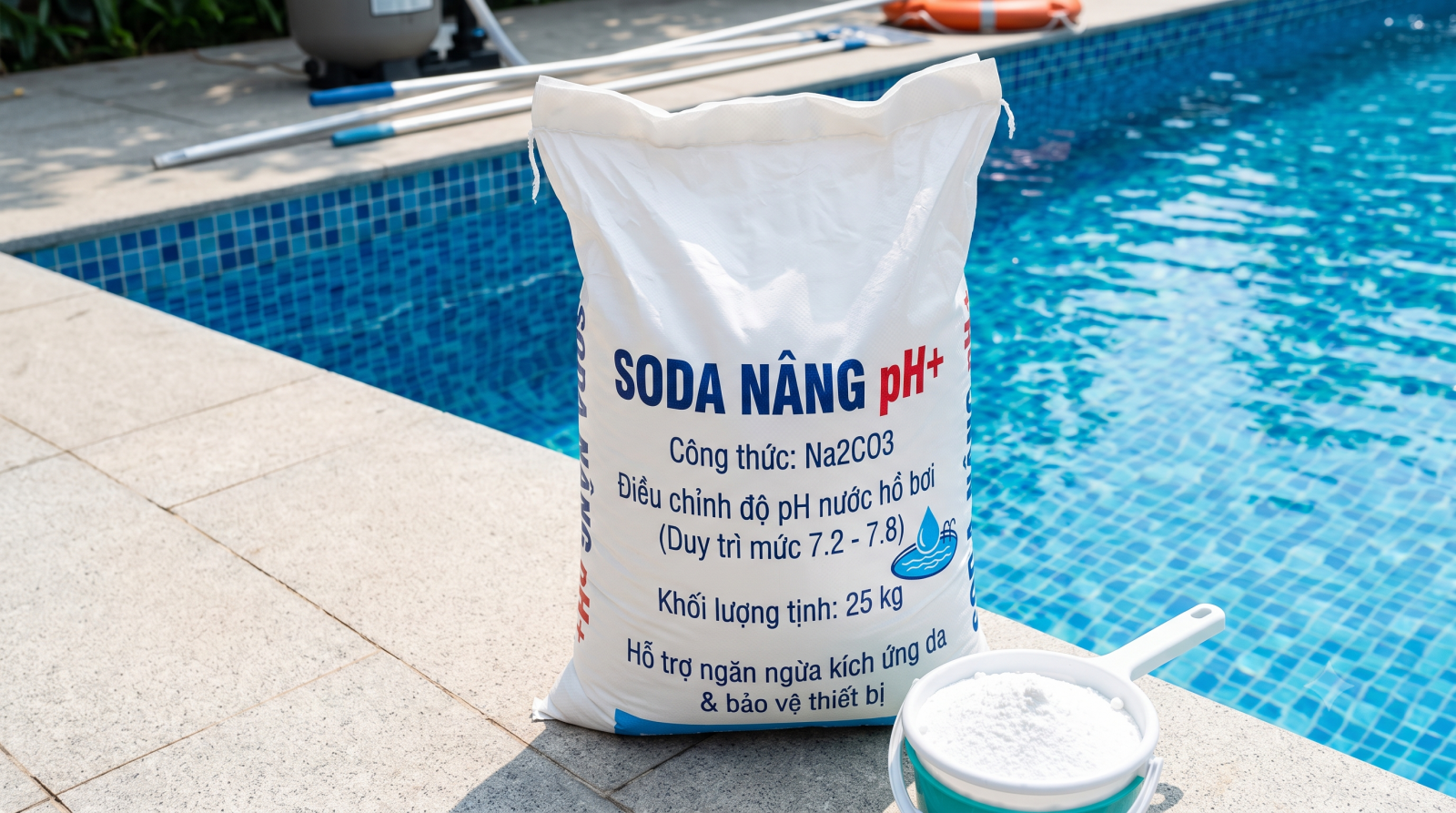 Soda nâng PH 