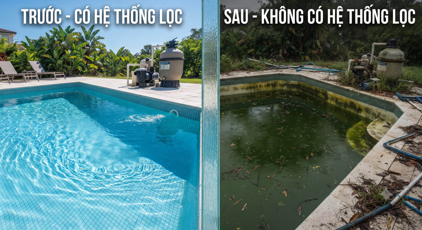 Sự khác biệt giữa có thiệt bị lọc nước không có 