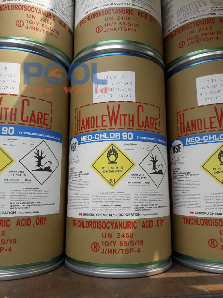 Tại sao Chlorine Nhật 90% là lựa chọn số 1 để tiêu diệt mầm bệnh hồ bơi?