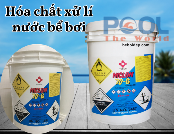 Tuyệt Chiêu Triệt Tiêu Mầm Bệnh Hữu Cơ Cùng Clorine Japan 70%. NICLON Xịn