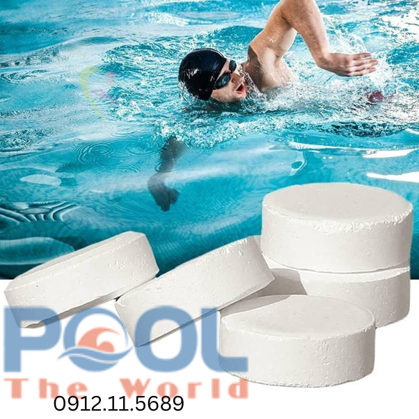 TCCA Japan 70% viên 200g chuyên dụng cho bình thả Clo giúp duy trì làn nước mát lành