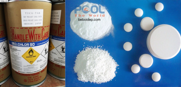 TCCA Japan 70% viên 200g chuyên dụng cho bình thả Clo giúp duy trì làn nước mát lành