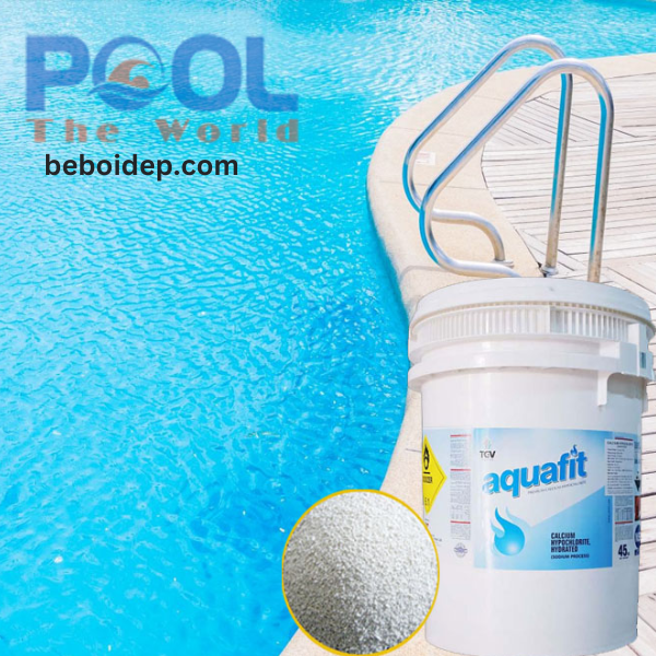 Xử Lý Nước Hồ Bơi Bị Xanh Triệt Để Với Chlorine INDIA 70% Aquafit