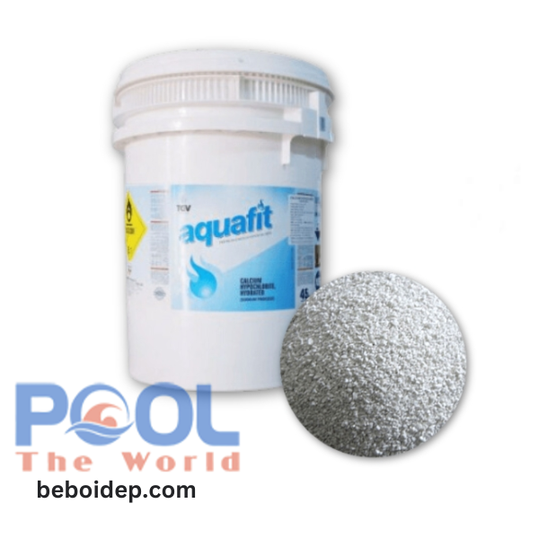 Xử Lý Nước Hồ Bơi Bị Xanh Triệt Để Với Chlorine INDIA 70% Aquafit