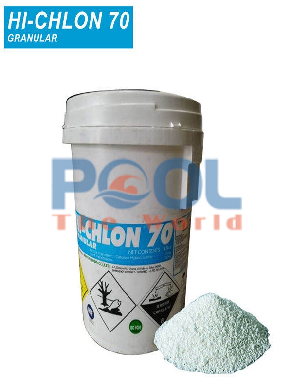 Xử Lý Nước Hồ Bơi Sạch Khuẩn Và An Toàn Tuyệt Đối Với Chlorine Japan 70% Nippon