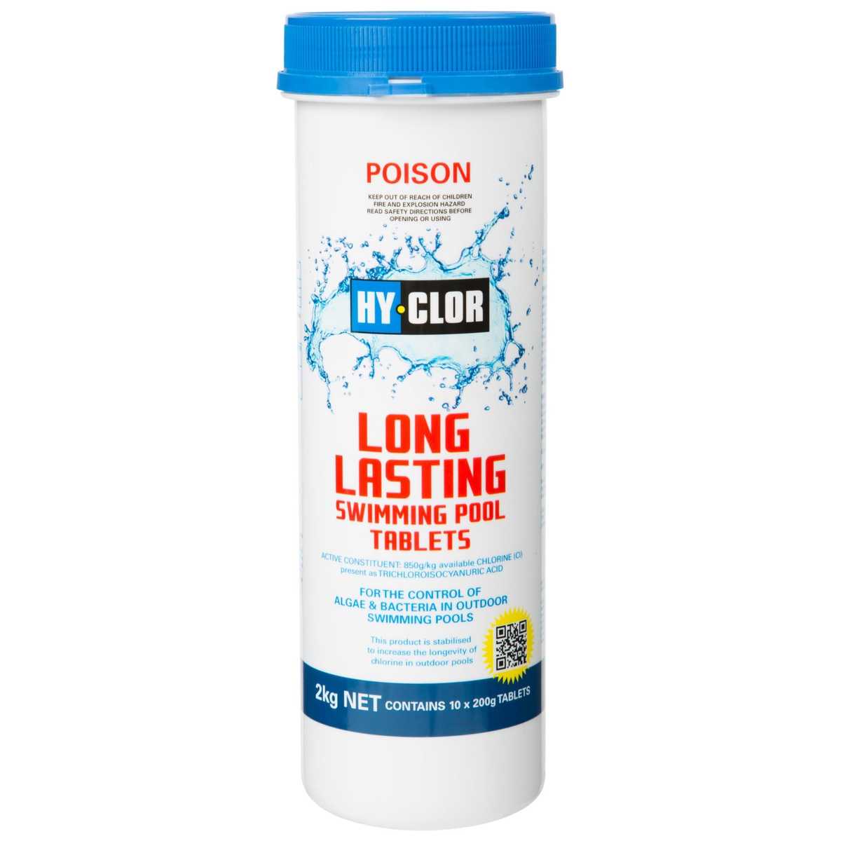 Long lasting chlorine