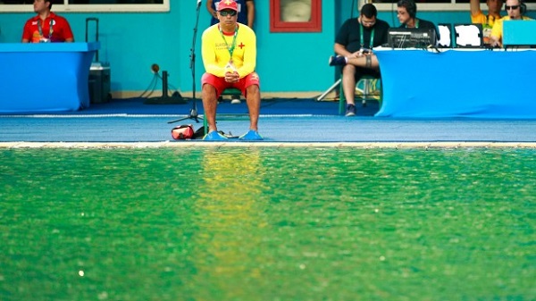 Sự cố trong quá trình xử lý nước hồ bơi Olympic Rio