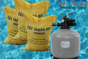Cát thạch anh hồ bơi: kích cỡ nào phù hợp và cách thay đúng