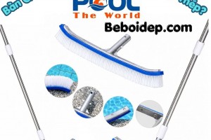 Bàn Chải Hồ Bơi Lông Nylon Hay Sợi Thép? Loại Nào Phù Hợp Với Hồ Của Bạn?