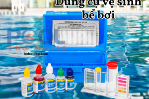 Bí quyết giữ nguồn nước an toàn cho trẻ nhỏ bằng bộ test phclo hồ bơi xịn