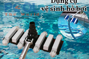 Cách Hút Sạch Xác Tảo Gom Cụm Sau Khi Châm Clo Bằng Bàn Hút Đáy Hồ Bơi Chuẩn