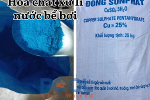 Cách pha chế đồng sulfat chuẩn kỹ thuật giúp tiêu diệt tận gốc bào tử tảo xanh