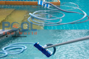 Combo sào nhôm dùng cho hồ bơi Jakmax và bàn hút đáy hồ bơi giúp vệ sinh toàn diện