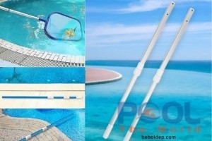 Dọn cặn đáy hồ bơi dễ dàng nhờ sào nhôm 3m chất lượng
