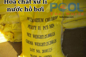 Giải pháp gom cặn bẩn lòng bể bơi cực nhanh cùng hóa chất keo tụ pac giá tốt