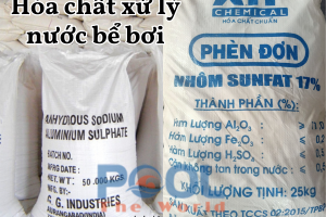 Hướng Dẫn Đánh Keo tụ nước hồ bơi Đúng Cách Để Kết Tủa 100% Cặn