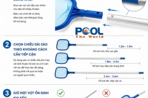 Làm Sao Vớt Lá, Côn Trùng Mà Không Làm Rác Chìm Xuống Đáy? Cách Dùng Vợt Vớt Rác Hồ Bơi Đúng Cách