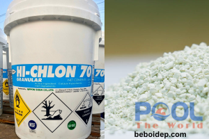 Lựa Chọn Clo 70% Nhật Để Hồ Bơi Sạch Khuẩn Mà Không Gây Kích Ứng Da