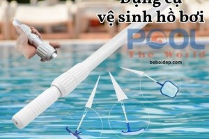 Nghề vệ sinh hồ bơi và công cụ kiếm cơm không thể thiếu: Sào nhôm 9m
