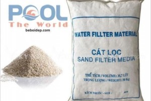 Quy trình thay cát thạch anh lọc nước hồ bơi cho bình lọc phòng máy