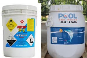 So Sánh Chlorine Nhật Niclon 7000 Và Clorin Cá Heo 70% Cho Hồ Bơi