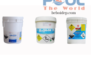Xử Lý Nước Hồ Bơi Sạch Khuẩn Và An Toàn Tuyệt Đối Với Chlorine Japan 70% Nippon