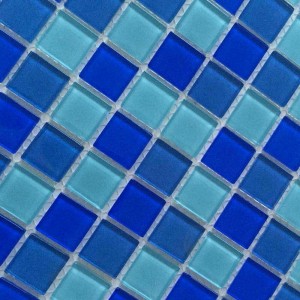 Gạch ốp hồ bơi Mosaic Viên 48*48